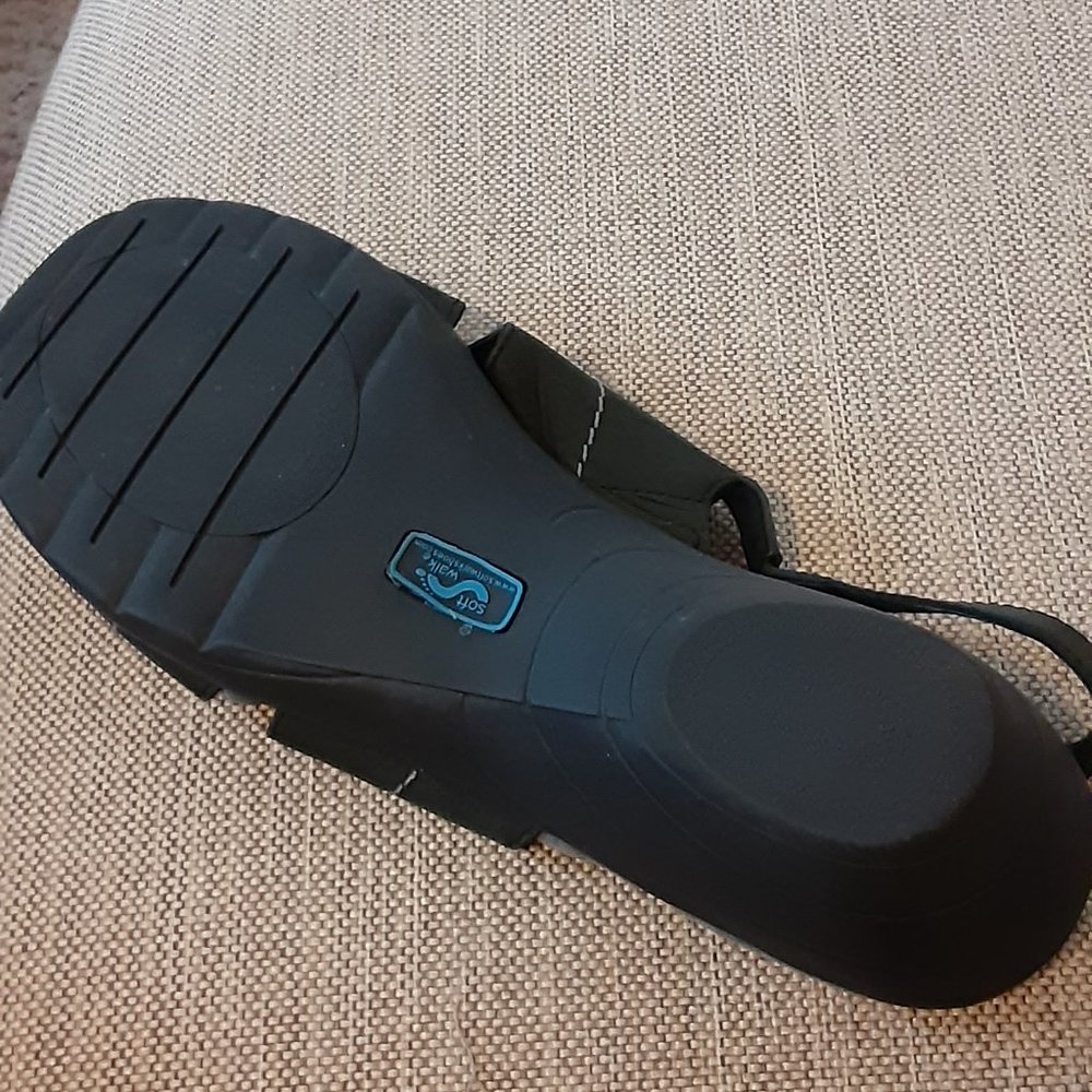 Tumbled Nubuck Adjustable Backstrap Comfort Sanda… - image 3